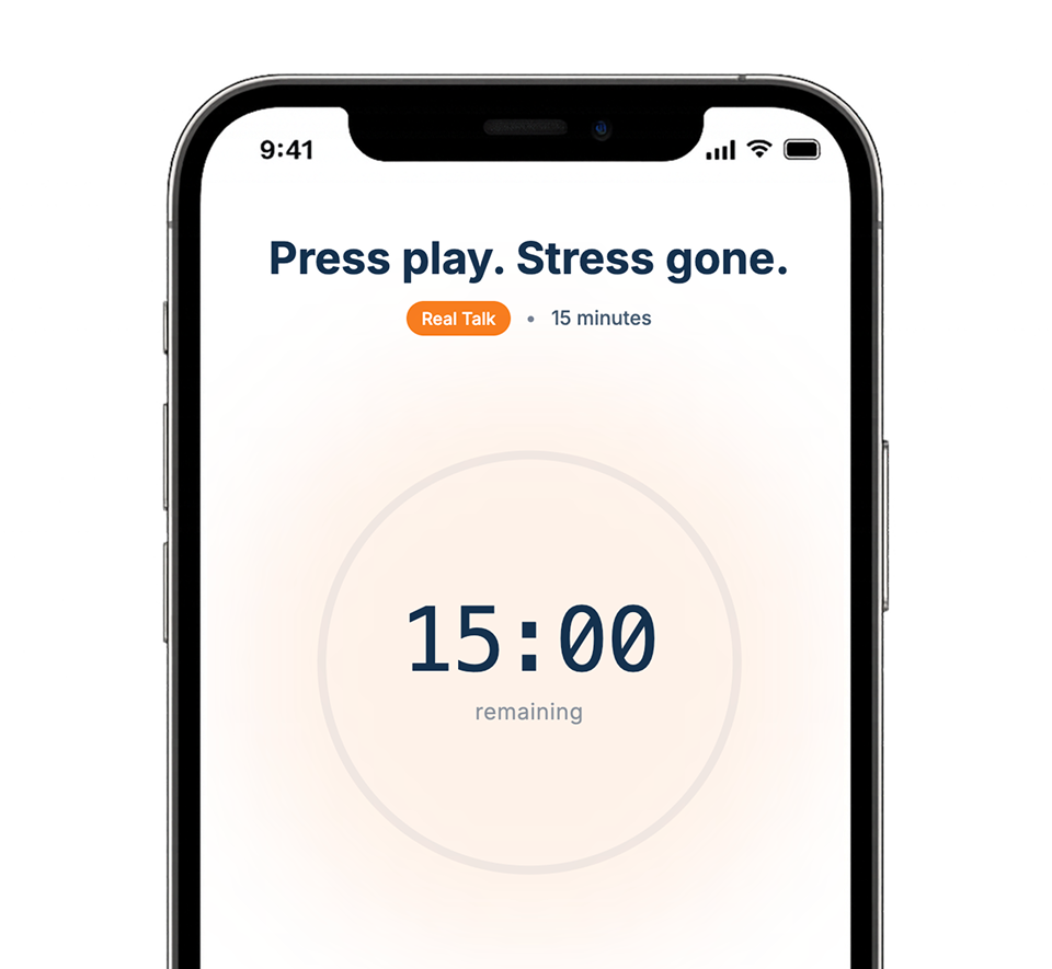 VulgarMonk mobile app showing AI meditation generator interface